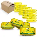 AVM Super Dry Bed Bath Wet Wipes Extra Large (32 * 32 cm) 10 Pcs/Pack | Pack of 24P - 240Pieces Soft and Hygiene/Refreshing Sponge Bath/Skin-Friendly.