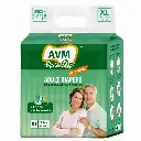 AVM Super Dry Premium Adult Diaper | Tape Style | High Absorption | Wetness indicator | Leak proof | Odour lock.