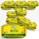 AVM Super Dry Bed Bath Wet Wipes Extra Large (32 * 32 cm) | Pack of 12-120 Pcs | Soft and Hygiene | Refreshing Sponge Bath | Skin-Friendly.