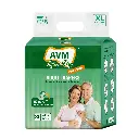 AVM Super Dry Premium Adult Diaper XL size (Extra Large) | Tape Style | Waist (48"-68") | High Absorption | Wetness indicator | Leak proof | Odour lock. (10 Pcs)