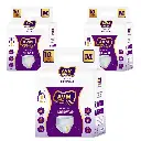 AVM Super Dry Protective Underwear Pull Up Adult Diaper M size (Medium) | Unisex | Waist (24" - 48" | 61-122 cms) Pack of 3 | High Absorption | Leakproof