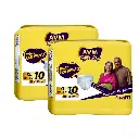 AVM Super Dry ECO Pants Adult Diaper XL (Extra Large) | Waist (81-140 cms | 32"-55") | Unisex | Leak Proof | Anti Bacterial - 2 Pack /20 Pcs